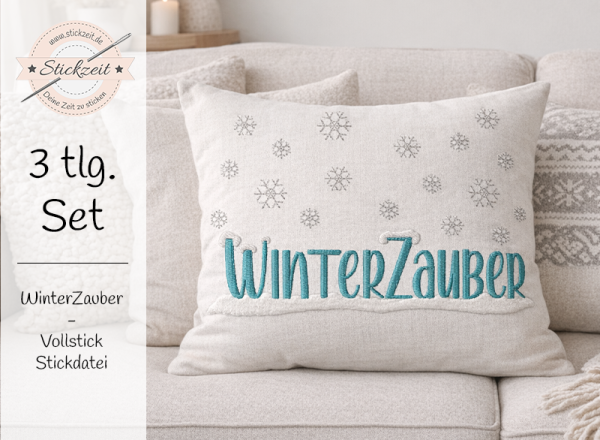 Winterzauber - Vollstick Stickdatei